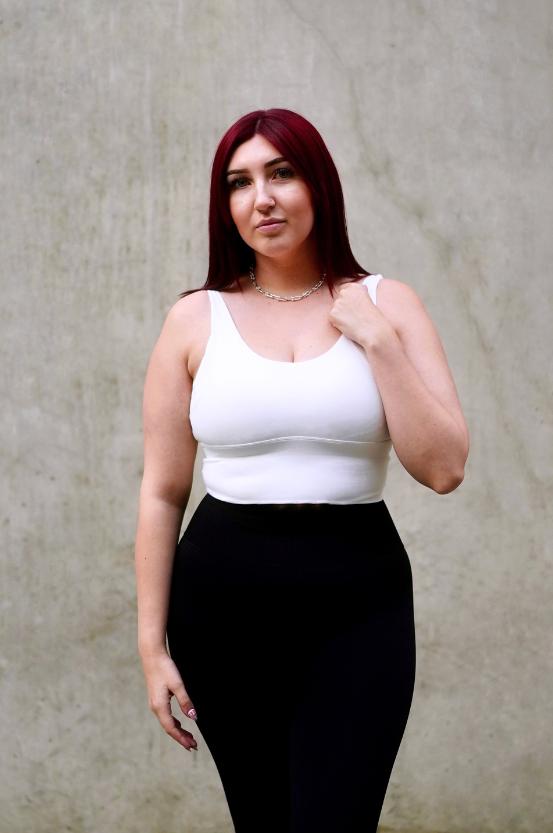 V Back Bra