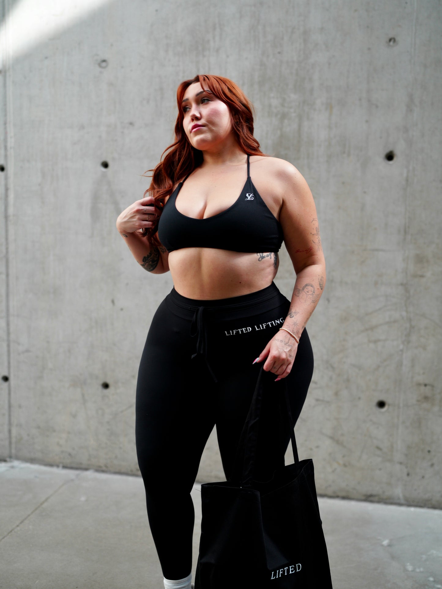 Low Rise Tie Leggings