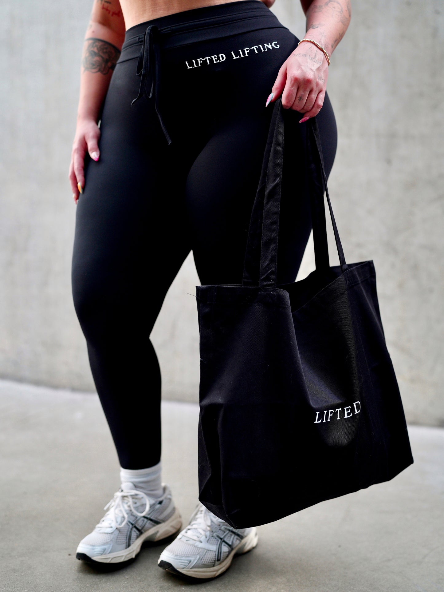 Low Rise Tie Leggings