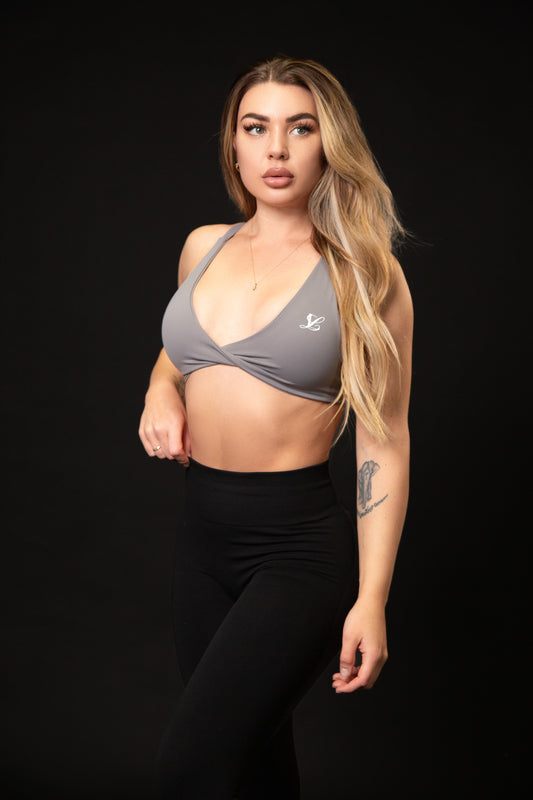 Grey Sports Bra